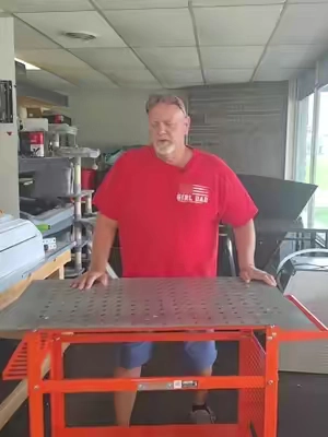 Heavy duty welding table #welder #welding #weldingtable #ironworker #badearl 