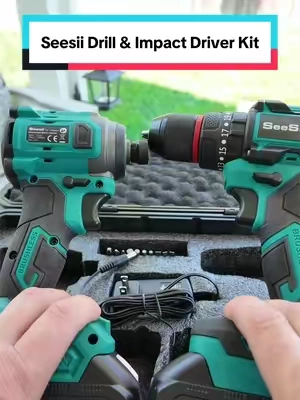 Sorry, not sorry…I said what I said 🤣 I can buy two full @SEESII Tools kits for the price of two of your drivers without batteries and chargers. And this 1/4” Impact Driver and 3/8” Drill combo are actually good quality and feel as much in the hand! #powertools #impactdriver #drill #constructiontools #tiktokshopcreatorpicks 