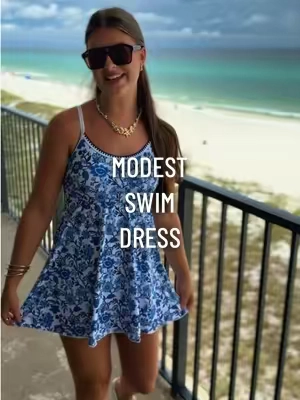 Highly recommend this one ✨🙌🏻🙌🏻🤩 #swimsuit #bathingsuit #modestswimwear #swimdress 