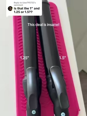 Replying to @User795733 I use 1.25” more frequently because it holds for a couple days. 1.5 is great for blow out looks and beachy hair! #bioionic #longbarrelcurlingiron #curlingiron #bioioniccurlingiron 