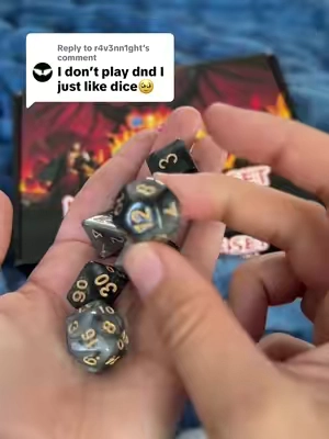 Replying to @r4v3nn1ght my dice collection grows 😵‍💫😍🐉 #dice #dnd #dndtiktok #collections #mysterydice 