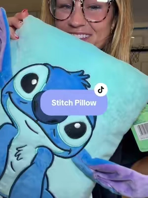 Cute 3D stitch pillow @Jay Franco Home 