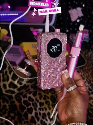 Obsessed with this nail drill from @Saviland! 🤩💕 #naildrill #naildrillmachine #bedazzled #nailtok #saviland 
