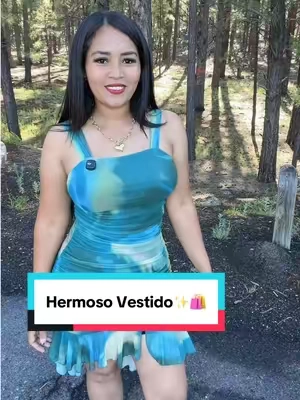 Los colores de este vestido me encantaron🛍️✨ #dresses #summerdress #vestido #tiktokshopcreatorpicks 