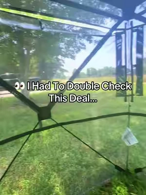 This 270° see through blind has been one of my favorite hunting setups. Great visibility, quick setup, and it’s on a really good deal right now. If you’ve been thinking about getting one before deer season, now’s a good time to check them out. 🦌 #tiktokshop #tidewe #deerhunting #huntingblind #whitetail 