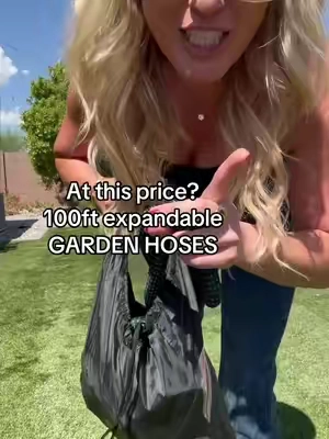 At this price? UPGRADE your garden hose ✨#gardenhose #hose #gardentok #expandablehose #expandablewaterhose 