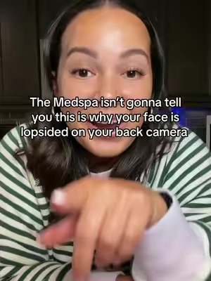 Why did no one tell me that’s why my face looks like that on my back camera? 😭 shout out to @Nurse Jamie #nursejamie #facialbalancing #lopsidedface #facialasymmetry #skincare 