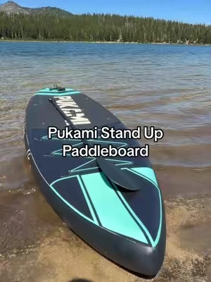 I’ve just started paddle boarding but I am loving it. It’s so much easier than I thought! And random side note - All three fins for this board are removable which makes it extremely easy to fold back up to fit in the backpack! #ad #standuppaddleboard #paddleboard #newhobbies #lakeday 