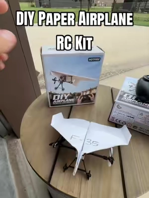 DIY RC Paper Airplane Kit. It’s like being a kid again!