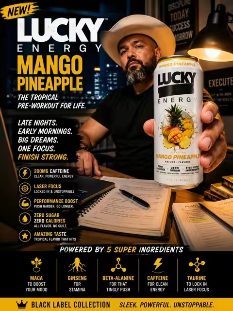 #luckyenergy #energydrink #tiktokshopcreatorpicks 