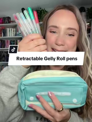 These are the iconic Sakura Gelly Roll pens but retractable 🤯 🖊️ 24 vibrant colors ✨ Glitter, metallic, and classic gel inks 📚 Perfect for planners, reading journals, and annotating 💧 Waterproof, fade-resistant archival ink 🎁 Comes with a matching pen case I’ve always loved Gelly Rolls, so having retractable versions means no more lost caps. #SakuraGellyRoll #PlannerEssentials #ReadingJournal #Stationery #Pens