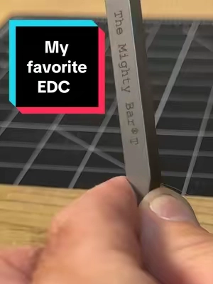 The mighty bar is a keychain accessory with so many tools in one! A wedge, a knife, a prybar, chisel, a Scraper and so many more uses! #keychainaccessories #prybar #EDc #tools #handyman 