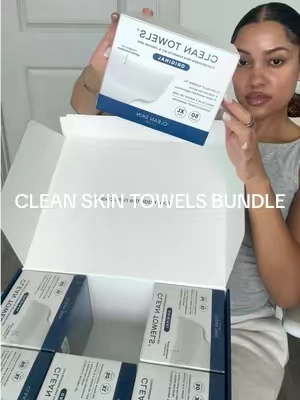 I don’t have to buy face towels for a year ! @Clean Skin Club Shop 🤭 #cleanskinclub #facetowels 