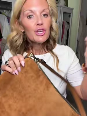 What a great bag for fall. @QVC, Inc  #womensfashion  #FashionOver50  #QVCLoyaltyProgram  #BagTOK 