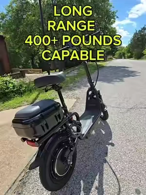 This long-range scooter is perfect for families! Whether you're heading to the corner store, making short commutes, or visiting friends, it's a great option. #LongRangeScooter #FamilyFriendly #CommuterScooter #Convenient #fyp