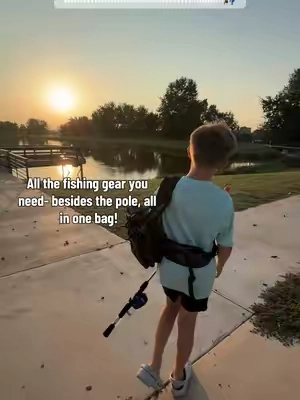 Fishing gear all in one! Makes this mom’s life a LOT easier 🎣 #fishingtiktoks #fishinggear #tacklebox #fishingequipment #giftsforhim 