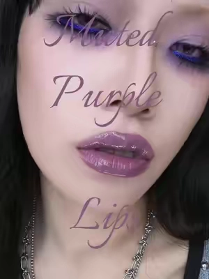 The coolest lips in the cosmos. 🪐💜 #CloudLabLipClay in Mercury Wave #GlassloadLipMelt in Geek Out #KaleidosLipGlaze in Last Smoke  Embrace muted purple lips with buttery-smooth, cool-toned color that stays plush, wearable, and effortlessly futuristic. #purplemakeup #softgoth