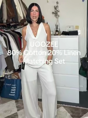 Obviously I had to get in in white too 🥰🤍 @UOOZEE USA #uoozee #matchingset #matchingsetsforwomen #oldmoneyaesthetic #SummerFashion 