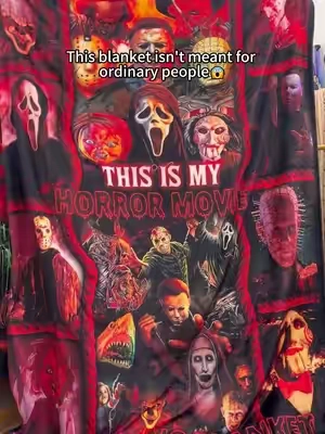 New Halloween blanket🎃🎁#tiktokshopsummersale #halloweenvibes #fyp #horrormovie #cuteghost 
