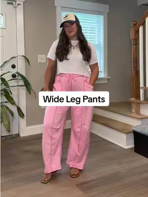 Wide Leg Pants #widelegpants #sweatpants #barrelpants 