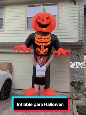 Que lindo mi muñeco inflable gigante para Hallowen #creatorsearchinsights #housedesigndecor #tiktokshopcreatorpicks #tiktokshopsummersale #halloween 
