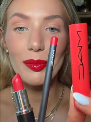 Ruby Woo💋💄 The most iconic red✨  @M.A.C Cosmetics Store #TTSNationalLipstickDay #TikTokShopSummerSale #SummerTurnUp #TikTokShopCosmetics #lipcombo 