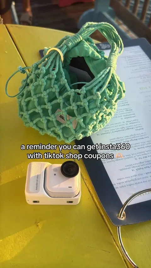 it comes with the full set 🤍 . #insta360 #vlogging #camera #dji #tiktokshopsummersale 