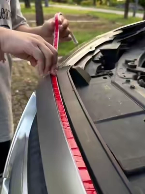 This Hood Light Strip Moves Like Magic 🔥 #dynamiclightstrip #carhoodled #hoodlightstrip #caraccessories #coolcarstuff   