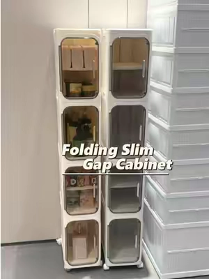 The multi-layer design locker allows items to be stored separately, which is very convenient.#tiktokshop #organizer #storage #Home #narrow 