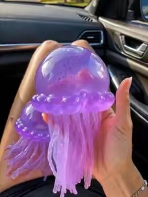 ⚡️Regular round squishies are fine, but having these little jellyfish tentacles to pull and stretch hits a totally different sensory level. They have that super soft, doughy texture and make zero clicking noise so you can fidget in complete silence. Comes in a 3-pack with different colors. Linked below 👇#jellyfishsquishy #asmrsounds #satisfyingvideos #fidgets #sensorytoys #stressrelief #tiktokshopfinds