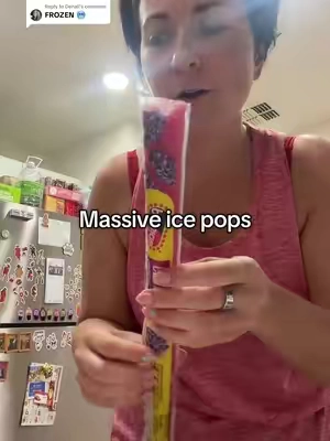 Replying to @Denali I had no idea they made giant Freeze Pops until I saw these. They’re over 15 inches long, bring back all the childhood nostalgia, and are going straight in my freezer for the hottest days of summer 🍊🍒🍇❄️ #FreezePops #SummerSnacks #NostalgiaFinds #TikTokShopFinds #SummerTreats 