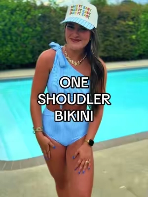 Omg my FAVE bikini!!!!🩵 #swimsuit #bathingsuit #bikini #modestswimwear #fullcoverageswimsuit 