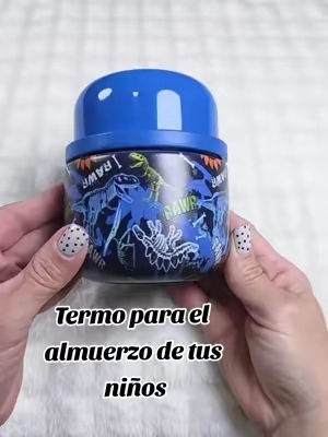Termo con cucharita para el almuerzo de tus niños en la escuela. #termo #kids #school #tiktokshopsummersale #TikTokShopStockUp 