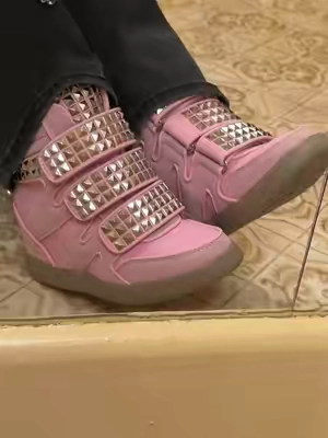 ONLY 29 PAIRS LEFT @Dolls Kill #wedgesneakers #studdedsneakers #viral #backtoschoolshoes #viraly2k 
