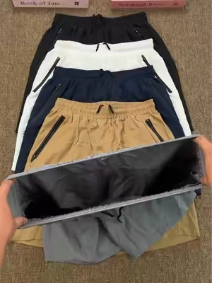 lightweight gym shorts unlocking comfort mode ⚡🩳 #workoutshorts #quickdry #sportswear #tiktokshopcreatorpicks #growtogether 