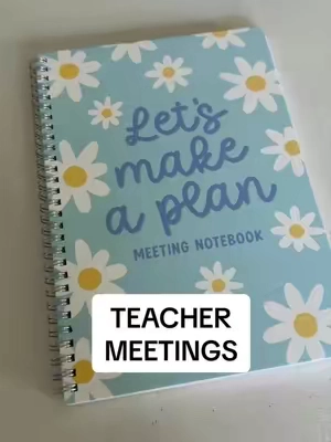 EVERY.MEETINGS.NOTES in the same place>>>>> #teachers #teachersoftiktok #meetingnotebook #teacherlife #teachingessentials 