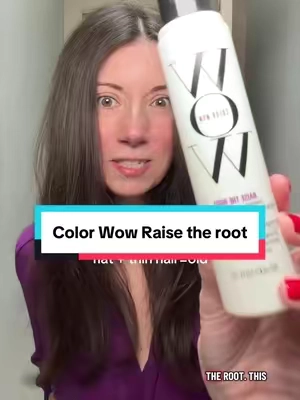 @Color Wow Hair Raise The Root. Is how I fake thicker fuller hair at the roots. Individual results may vary. #colorwow #thinhair #flathair #over40 #colorwowpartner 