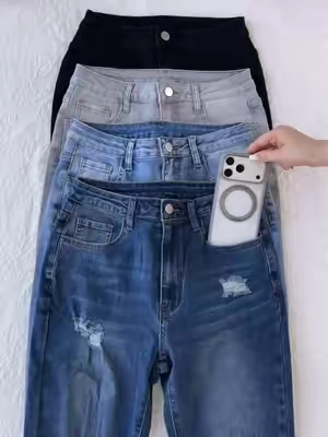 These skinny jeans are a closet essentials 👖✨ they shape your silhouette without feeling too tight. #skinnyjeans #denimjeans #rippedjeans  #GROWTOGETHER #tiktokshopsummersale 