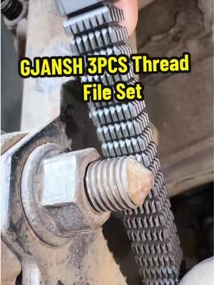 Damaged threads can be repaired this way. #tiktokshop #threadrepair #mechanictools #autorepair #tooltok