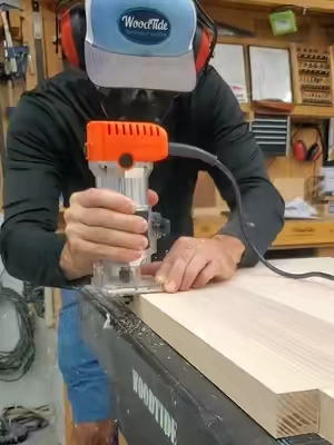 Compact Trim Palm Router for woodworking 👍👍👍 Great for Pro's and DIYers.  #tiktokshop #tools #DIY #woodworking 