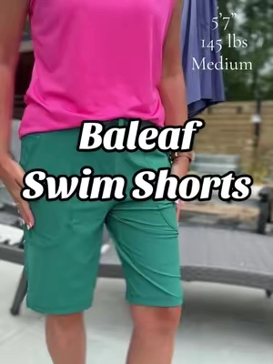 🌊Swim shorts by @Baleaf Us #swimshorts #tiktokshopsummersale #fashionover50 #tiktokshopcreatorpicks #boardshorts 