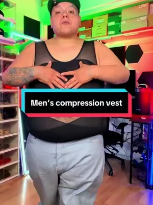 Compression vest for men  #compressionshirt #compression #mensshapewear #compressionvest #tiktokshopsummersale 