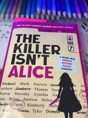 You know it you love it you need it!!! #thekillerisntalice #puzzletok🧩 #murdermystery #puzzlesoftiktok #cozymystery 
