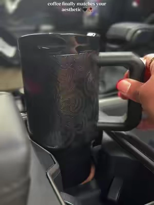 A coffee cup to finally match dark aesthetic. The 16oz coffee buddy is the perfect size. #frostbuddy #coffeetumbler #coffeecup 