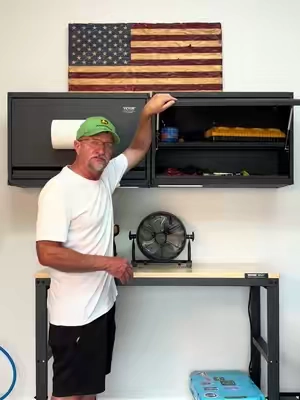 Metal Storage Cabinets #cabinets  #shelving #summerfinds #toolstorage #toolbox