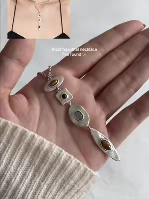 so in love 🤩 #necklace #accessories #jewelry #necklace #silver 