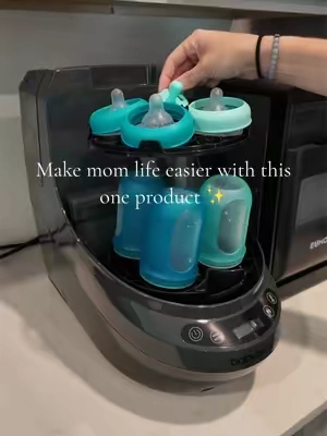 My most used item as a mama is a bottle washer! We run it every single day and I can’t tell you how much time it’s saved me!  #babybrezza #bottlewasher #babybrezzabottlewasher #mommusthaves 