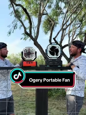 It’s bigger, better and lasts longer! What more could you ask for 🤷🏻‍♂️ #rechargeablefan #outdoorfan #ogery #tiktokshopcreatorpicks 