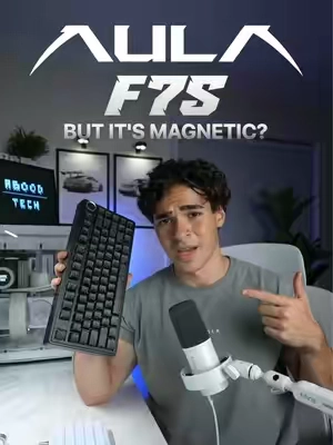 The new Aula F75 HE gaming keyboard - is this better than the OG f75 pro? #keyboard #aula #f75 #f75he #gamingkeyboard 