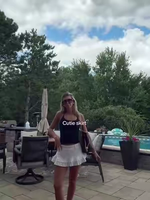 #skirt #skort #whiteskirt #whiteskort #OOTD 